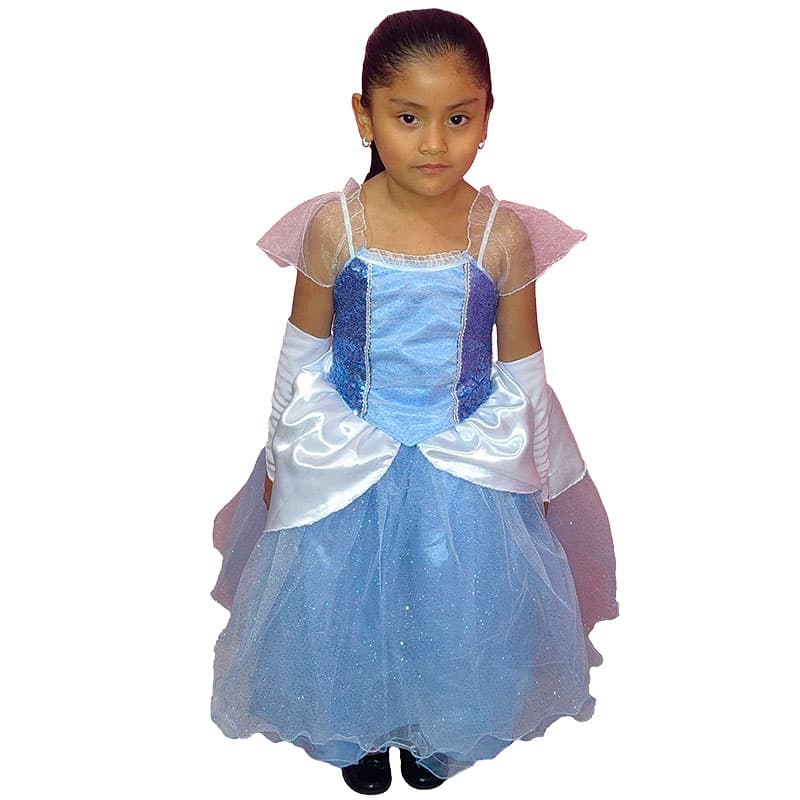 Vestido de Cenicienta para niña