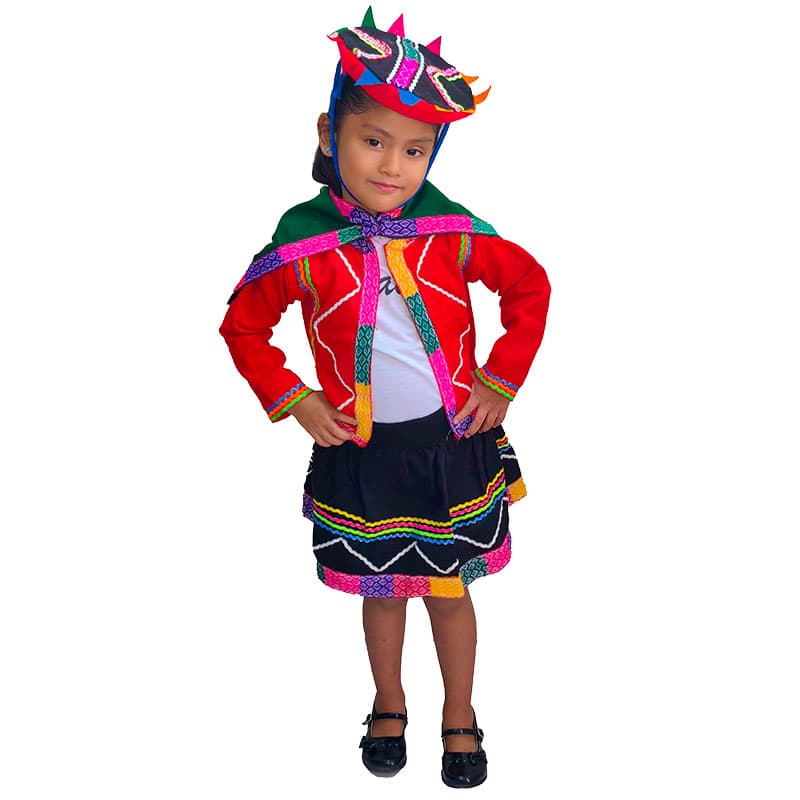 disfraz de balicha, Cusqueña para niña