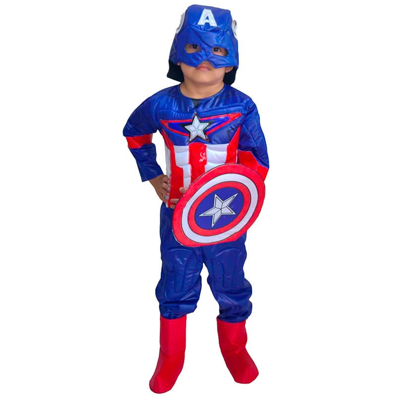 disfraz de capitan america especial para niño
