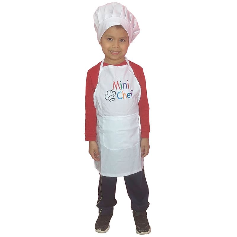 Mandil de mini chef