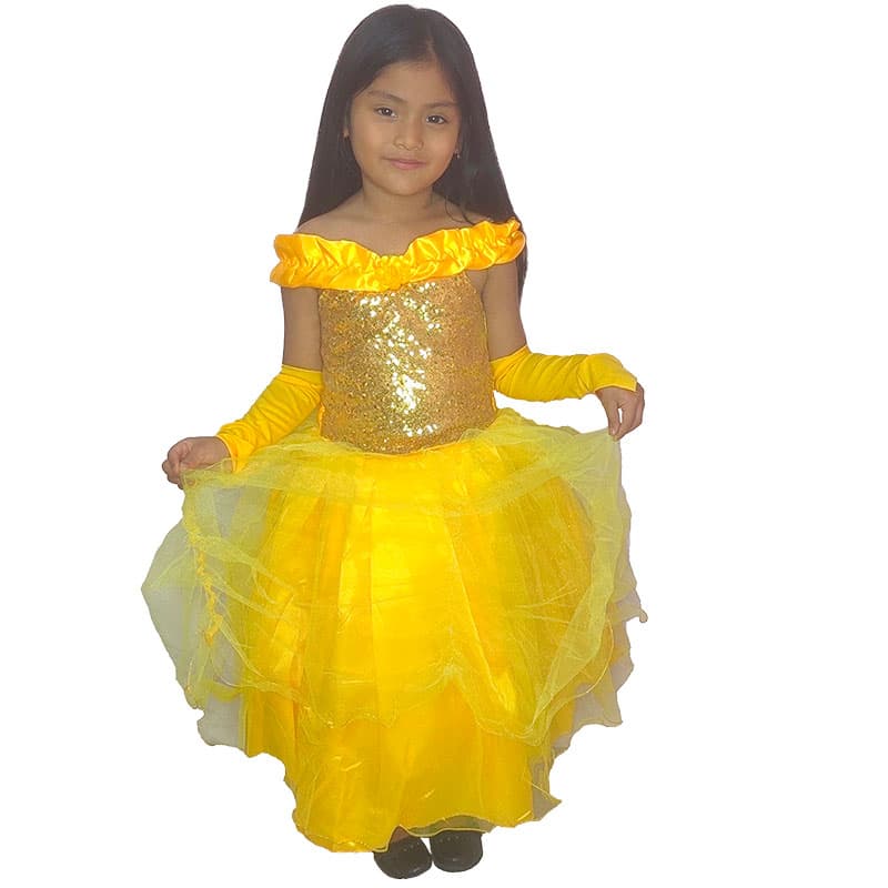 Vestido de Bella para niña