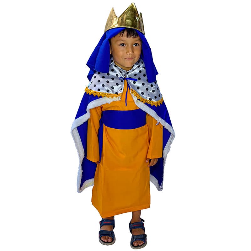 disfraz de Rey mago Gaspar para niño