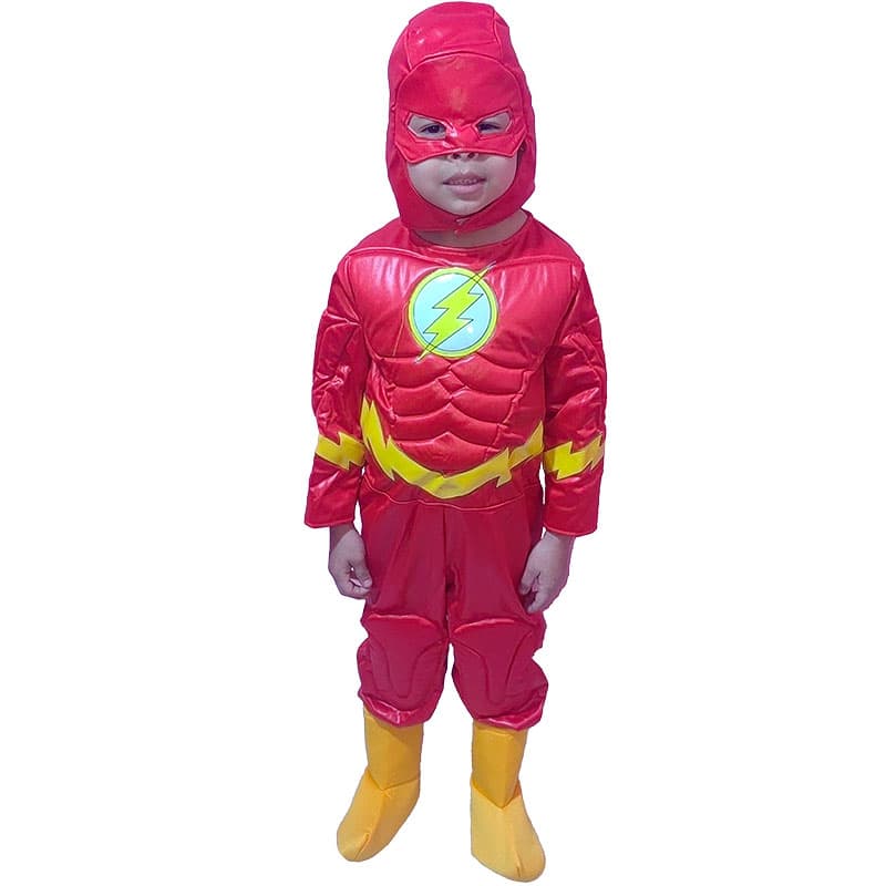 disfraz de Flash para niño